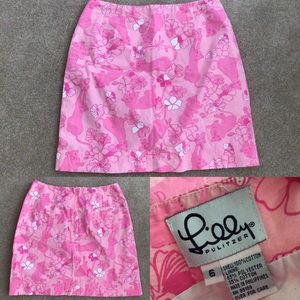 Vintage White Label Lilly Pulitzer Skirt